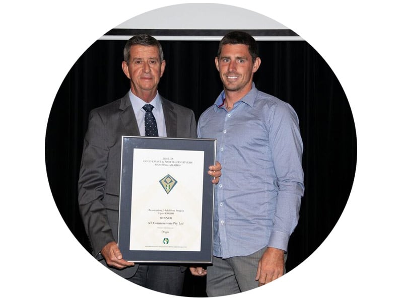 Gold Coast Home Builders Winning Award
